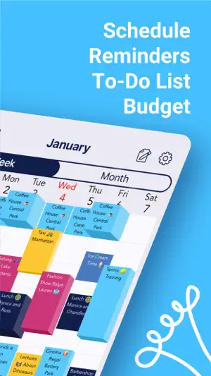 Agenda Calendar Scheduler截图1