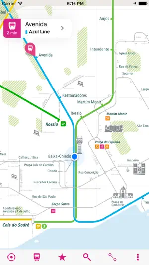 里斯本地铁图 Lite截图1