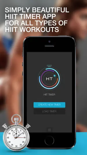HIIT Timer - 高强度间歇训练定时器减肥锻炼和健身截图1