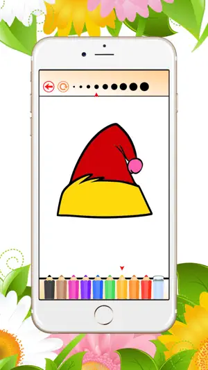 着色书的帽子：学习色彩和画时装帽，儿童免费游戏截图3