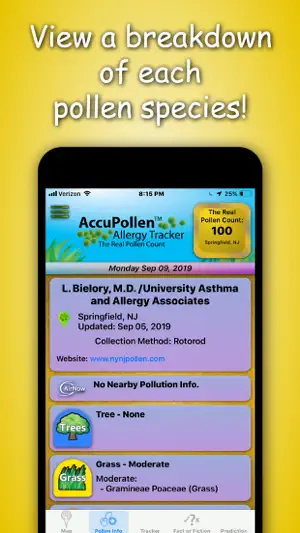 AccuPollen? Allergy Tracker截图2