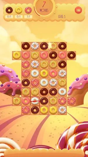 甜甜圈消消乐 - 经典消除游戏截图4