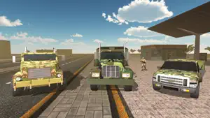 军队的运输卡车司机 军事货运卡车截图4
