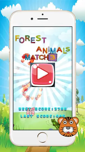 Forest Animals Match3 - ios好玩的单机游戏 教育游戏下载截图2