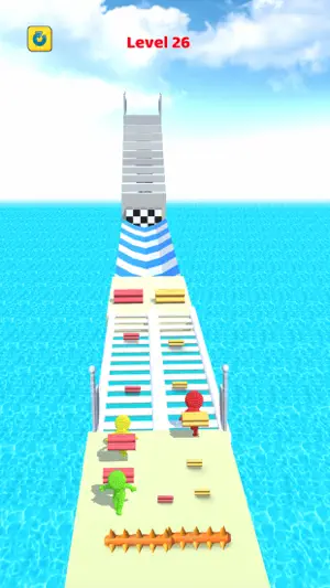 Bridge Ladder Run: Stacky Race截图1