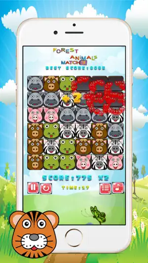 Forest Animals Match3 - ios好玩的单机游戏 教育游戏下载截图1