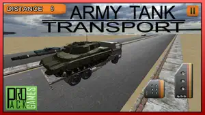 陆军坦克运输 - 真正的卡车司机模拟器截图1
