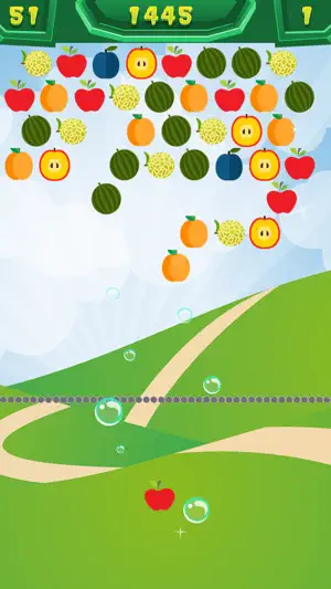 水果泡泡射击益智游戏截图3