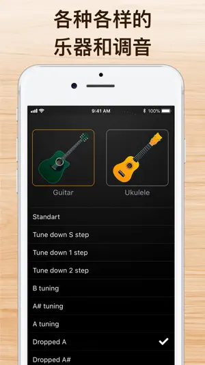 吉他调音器 : 调音器用于您的原声吉他和电吉他截图2