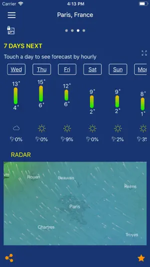 天气 预报 - 氣溫 pro截图8